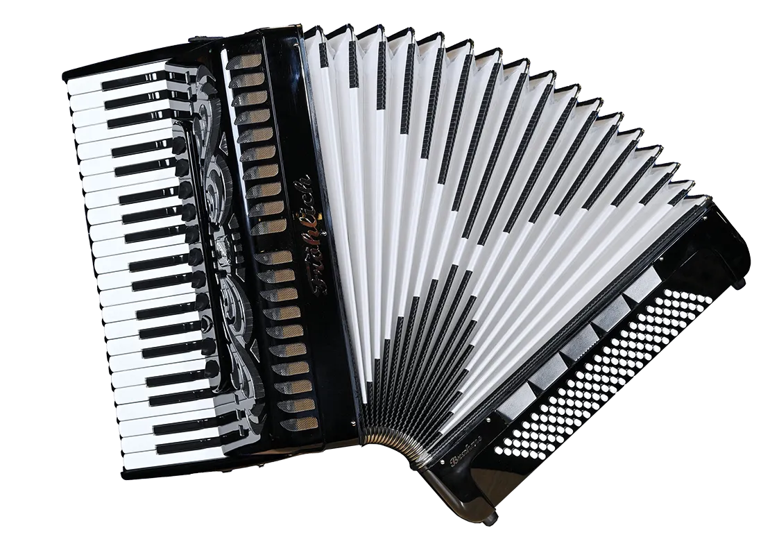 Fröhlich Akkordeon Brahms Basic Line in Schwarz